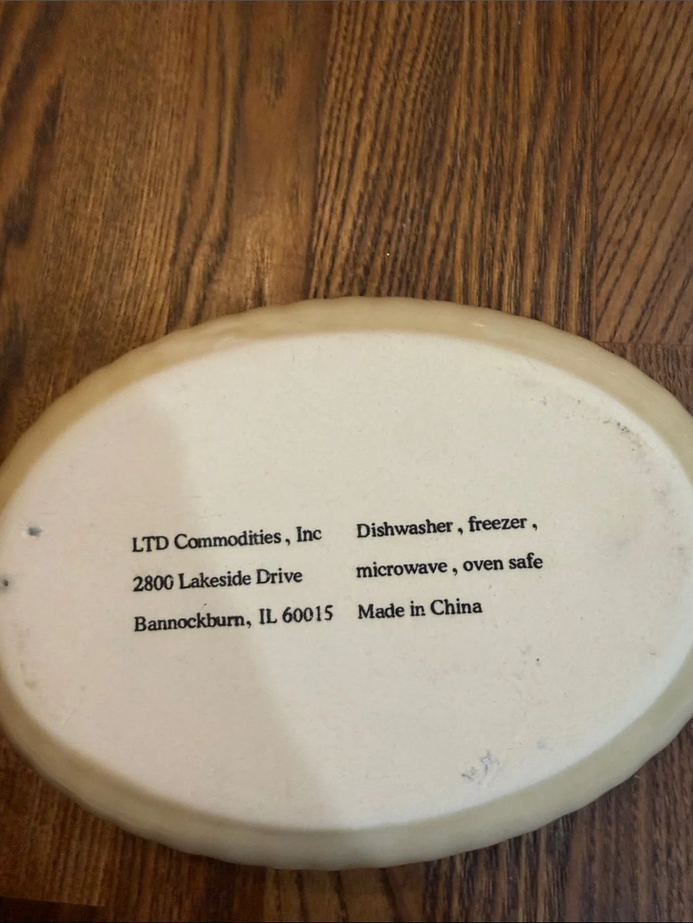 Cream and Green Snowman Ceramic Bakeware Dish
